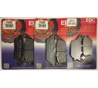 EBC Biologico Anteriore e Posteriore Pastiglie Freno per Honda CB600 Hornet (