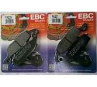 EBC Biologico Anteriore e Posteriore Pastiglie Freno Per Kawasaki VN900 (2006 A