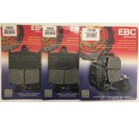 EBC Biologico Anteriore e Posteriore Pastiglie Freno Per Triumph TT600 (2000 A