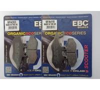 EBC Biologico Anteriore Pastiglie Freno (2 Set) Per Piaggio 250 X9 (2005 A 2006)