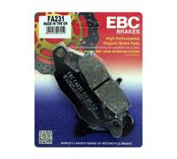 FA231 PASTIGLIE ORGANICHE ANTERIORI DESTRA EBC SUZUKI GSR 750 A ABS 2012-2017
