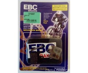 EBC Biologico Composto (Verde) Mountain Bike Pastiglie Freno Per Hope Tech X2