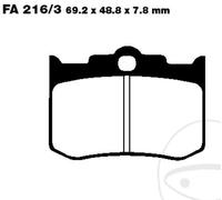 EBC Blackstuff Standard Pastiglie Freno Fa216/3