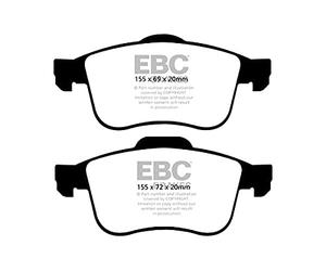 EBC Brake DP42090R Pastiglia Freni per Uso Stradale e Trackday Yellowstuff 4000 Series