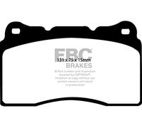 EBC Brake DP51210NDX Pastiglia Freni Endurance Bluestuff Ndx Trackday