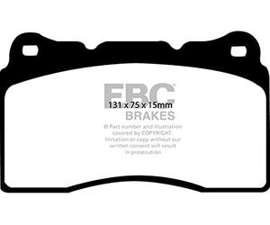 EBC Brake DP51210NDX Pastiglia Freni Endurance Bluestuff Ndx Trackday