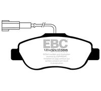 EBC B10 Freni Kit Frontale Pastiglie Dischi per Ford Ka