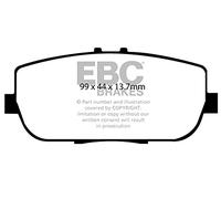 EBC Pastiglie Freno Materia Posteriore per Abarth 124 Ragno MX-5 Nc ND DP21775