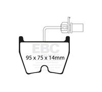 EBC Brakes DP41513R Yellowstuff Strada E Pista Pastiglie Freni
