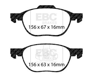 EBC Brakes DP41524R Yellowstuff Strada E Pista Pastiglie Freni