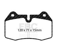 EBC Brakes DP41644R Gialle per Freni Strada E Pista Pastiglie 350Z G35 Sentra