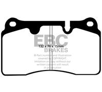 EBC Brakes DP41908R Kit pastiglie freno, Freno a disco per ASTON MARTIN,FERRARI,