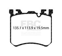 EBC Brakes DP42091R Yellowstuff Strada E Pista Pastiglie Freni Per 10-18 X5 X6