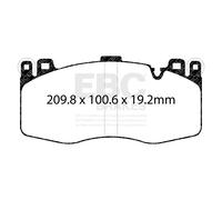 EBC Brakes DP42370R Yellowstuff Strada E Pista Pastiglie Freni Per 15-21 X5 X6