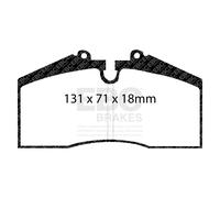 EBC Brakes DP4767R Gialle per Freni Strada E Pista Pastiglie 911 928 944 968