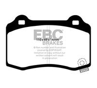 Pastiglie freno EBC Greenstuff posteriore EBC103507 per Jeep Grand Cherokee 3 Gr