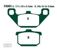 EBC Brakes FA085HH Kit pastiglie freni