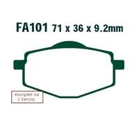 EBC Brakes FA101R Kit pastiglie freni