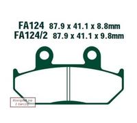 EBC Brakes FA124/2HH Kit pastiglie freni