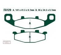 EBC Brakes FA129HH Kit pastiglie freni