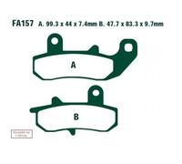 EBC Brakes FA157 Kit pastiglie freni