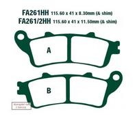 EBC Brakes FA261/2HH Kit pastiglie freni
