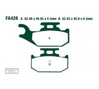 EBC Brakes FA428R Kit pastiglie freni