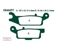 EBC Brakes FA444R Kit pastiglie freni