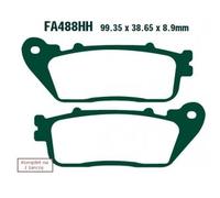 FA488HH PASTIGLIE SINTERIZZATE POSTERIORI EBC HONDA VFR 1200 FA ABS 2010-2016