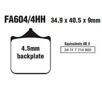 EBC Brakes FA604/4HH Kit pastiglie freni