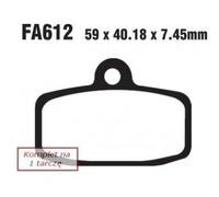 EBC Brakes FA612TT Kit pastiglie freni