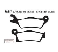 EBC Brakes FA617TT Kit pastiglie freni
