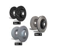 EBC Brakes GD1434 Disco freno per FORD,VOLVO