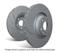 EBC Brakes S5KR1061 S5 Kit Gialle E GD Rotori Per 05-22 Accord Ilx