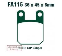 EBC Biologico Posteriore Pastiglie Freno Per Peugeot Looxor 125/150 (2003 2006)