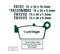 EBC Brakes SFA131/2HH Kit pastiglie freni