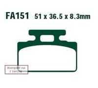 EBC Brakes SFA151 Kit pastiglie freni