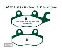 EBC Brakes SFA197HH Kit pastiglie freni