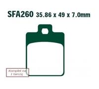 EBC Pastiglie freno Biologico Anteriore per Vespa LXV125 (2007-2012) 1 set