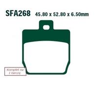 EBC SFA268 BRAKE PAD SFA SERIES ORGANIC YAMAHA NS 50 F AEROX 4 2015