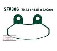 EBC Biologico Anteriore Pastiglie Freno (1 Set) Sym Joyride 125 / Evo (2001 -
