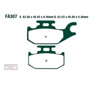 EBC PASTIGLIE SFA HH SUZUKI UX125/ 150 SIXTEEN 08-09 POST.