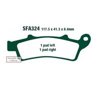 COPPIE/PASTIGLIE APRILIA SCARABEO 125 2004/2006 SFA324 SFA298 EBC ANT POST FRENO