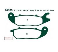 EBC Brakes SFA375 Kit pastiglie freni