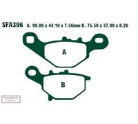 EBC Brakes SFA396 Kit pastiglie freni