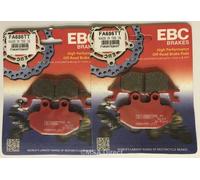 EBC Carbonio Posteriore Pastiglie Freno (2 Set) Per Kawasaki KAF820/KAF1000