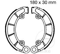 Ebc Plain Series Organic H316 Brake Shoe Nero