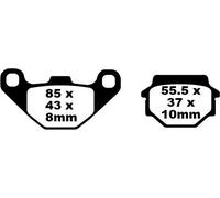 EBC FA067TT BRAKE PAD CARBON TT DIRT KTM EXC 620 LC4 PHARAONEN RALLY 1994