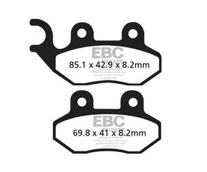 EBC FA264HH BRAKE PAD SINTERED HH ZERO MX ZF2 MOTOCROSS STREET 2011