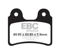 EBC FA303TT BRAKE PAD FA-TT SERIES CARBON OFFROAD SCORPA SY 125 F 2004